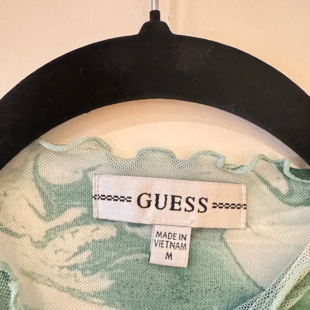 GUESS Elegant Green Marble Dress Short size M - Picture 5 of 5